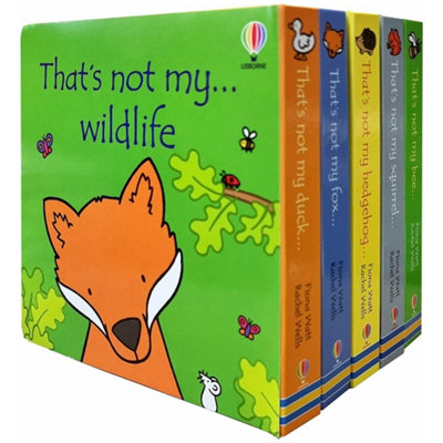 BOOKS4PEOPLE Thats Not My Wildlife 5 Books Children Collection Set (That's Not My Duck...That's Not My Fox...That's Not My Hedgehog..., from B&Q