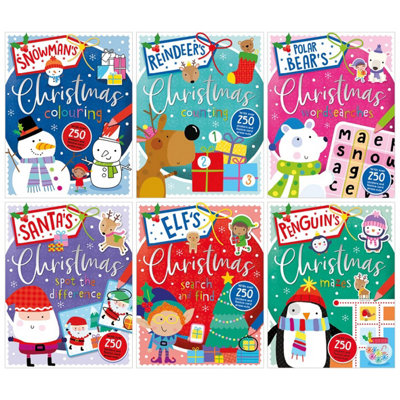 Children's Festive Christmas Activities 6 Books Collection, Paperback NEW - Image 6