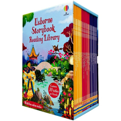 BOOKS4PEOPLE Usborne Childrens Storybooks Reading Library Collection 30 Books Boxed Set (Level 1 Beginner ReaderLevel 2 Developing ReaderLe