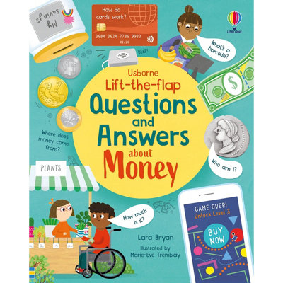 Usborne Lift-the-flap Questions and Answers about Money, Hardback NEW - Image 14