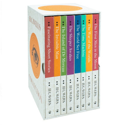 BOOKS4PEOPLE The Complete H. G Wells 8 Books Hardback Collection Set: (The First Men On The MoonThe Island Of Dr MoreauThe Invisible ManT