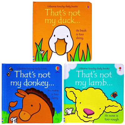 B&Q -  That's Not My... Farm Series By Fiona Watt And Rachel Wells 3 Books Collection Boxset (That's Not My LambThat's Not My DuckTha