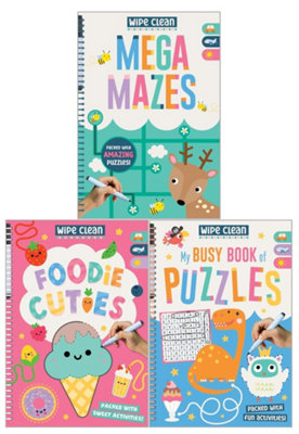 Make Believe Ideas Wipe Clean: Kids' Holiday Travel Pack Assortment 3 Activity Books Collection Set - Ages 4+ - Paperback - Image 6