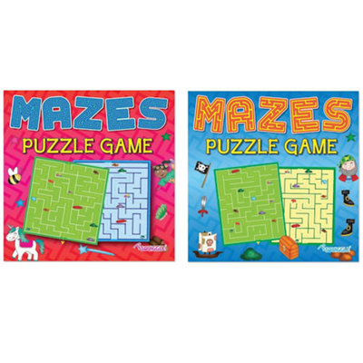 Martello Maze Puzzle Game Book Assorted Fun Maze Puzzles Packed With Engaging Mazes To Challenge Young Minds Encourages Problem Solving