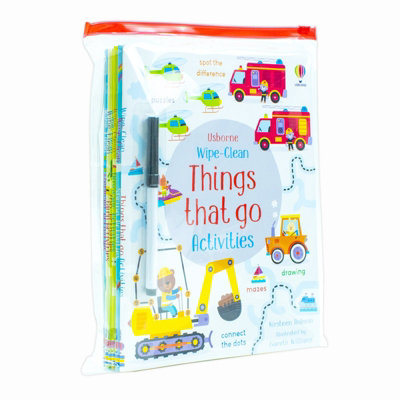 Kirsteen Robson Unisex Coral/Blue Usborne Wipe Clean Activities 6 Books Collection Set By Kirsteen Robson(Dinosaur Activities) - Image 15