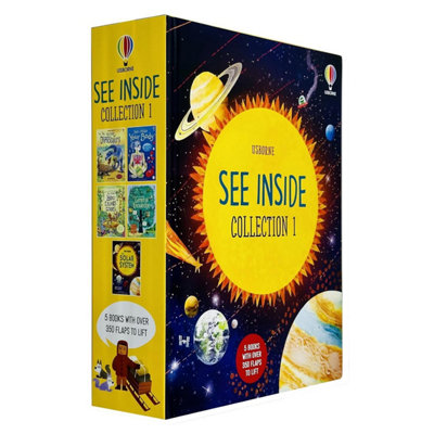 Alex Frith & Katie Daynes & Conrad Mason & Rosie Dickins Unisex Usborne Lift The Flap See Inside 5 Books Collection Set With Over 350 Flaps To Lift(See Inside The World Of Dinosaurs) - Image 14