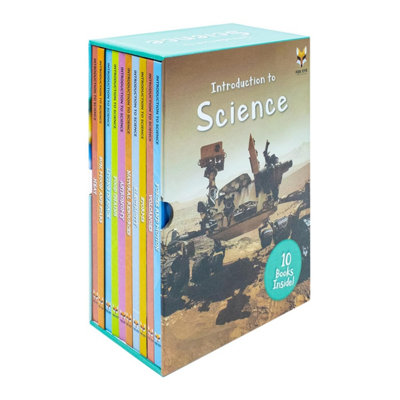B&Q -  Children Introduction To Science For Beginners (Series 1) 10 Hardback Book Collection Set: (AstronomyElectricityFood ChainsF