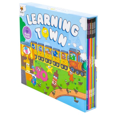Learning Town 8 Books Collection Set: A Birthday Bash, The Letter Hunt, Colour Me Happy, Time to Get in Shape - Image 13