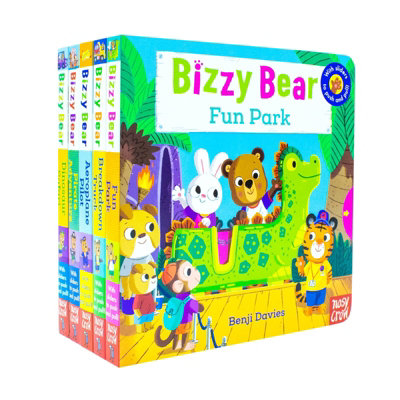 Bizzy Bear Series 5 Books Collection Set By Benji Davies Board Book Aeroplane - Image 15
