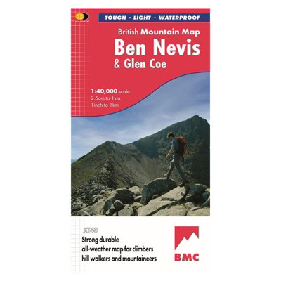 Harvey Maps British Mountain MapBen Nevis & Glen Coe from B&Q