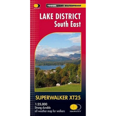 Harvey Maps - Lake District South East Black Size 8 - Outdoor Action - Image 10