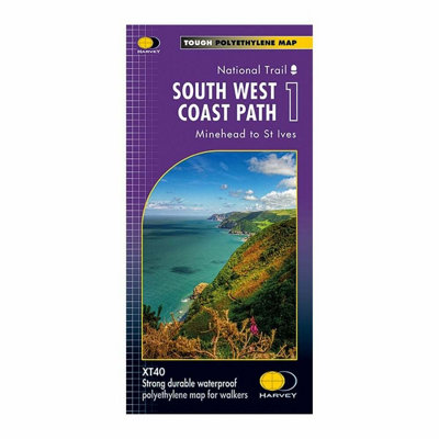 South West Coast Path 1 Harvey National Trail Map - Minehead to st ives (NEW) - Image 11