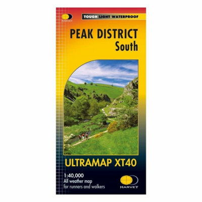 Pocket Size Map Peak District South Mini XT40 Waterproof For Walkers Runners - Image 6