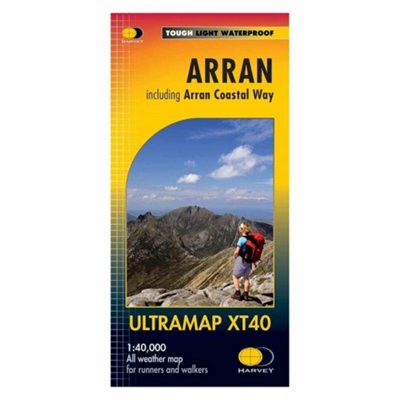 Pocket Size Map Arran Coastal Way Mini XT40 Waterproof For Walkers Runner Tough - Image 7