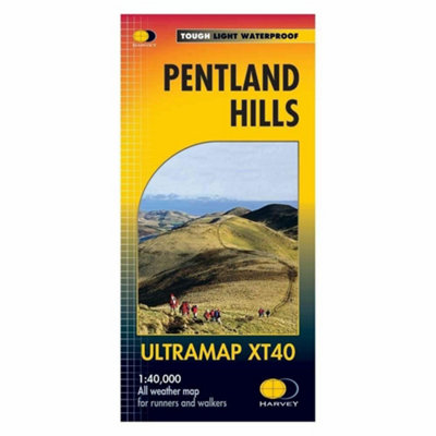 Harvey Maps Harvey Ultramap Pocket Size Map Pentland Hills Xt40 from B&Q