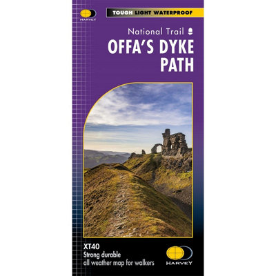 B&Q -  Harvey Pocket Size Map Offas Path National Trail Xt40
