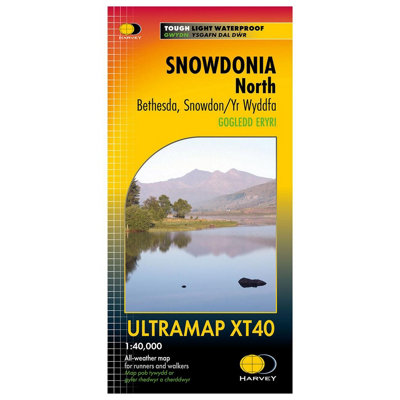 Harvey Maps Harvey Ultramap Pocket Size Map Snowdonia North Xt40 from B&Q