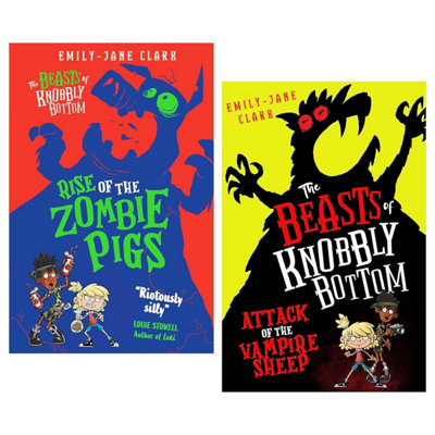 BOOKS4PEOPLE The Beasts Of Knobbly Bottom Series 2 Books Collection Set (Attack Of The Vampire Sheep & Rise Of The Zombie Pigs) from B&Q