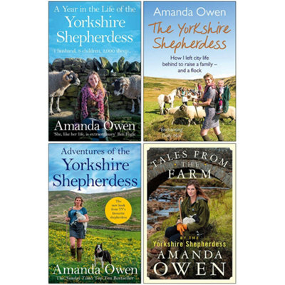 BOOKS4PEOPLE Amanda Owen 4 Books Set CollectionYorkshire Shepherdess from B&Q