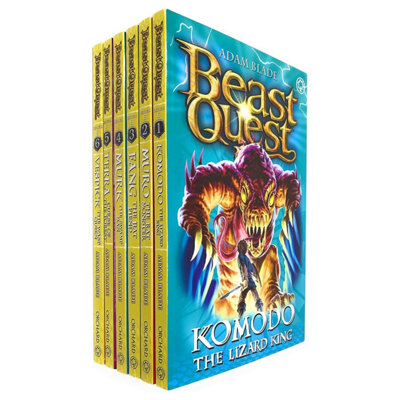 BOOKS4PEOPLE Beast Quest Series 6 The World Of Chaos 6 Books Collection SetBooks 31-36 By Adam Blade from B&Q