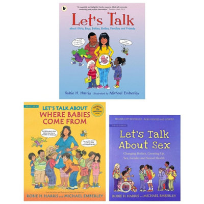 BOOKS4PEOPLE Lets Talk Series By Robie H. Harris And Michael Emberley 3 Books Collection Set from B&Q