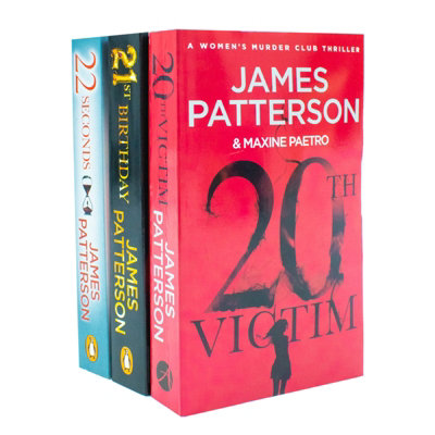 BOOKS4PEOPLE Club Series By James Patterson 3 Books Collection Set (20Th Victim21St Birthday22 Seconds) from B&Q