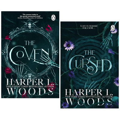 Books4people Gray Coven Of Bones Series By Harper L. Woods Books Collection Set (The Coven And The Cursed) Size 2