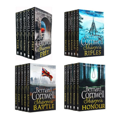 B&Q -  Bernard Cornwell The Sharpe Series 1-20 Books Collection Set