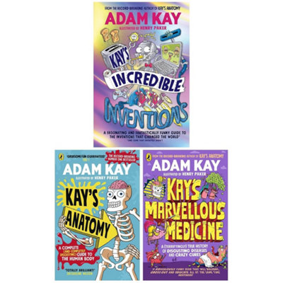 Adam Kay 3 Book Set  Illustrated Kids Collection | Kays Anatomy, In | Adam Kay - Image 7