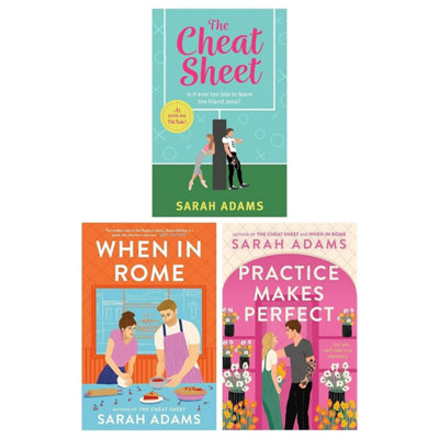 Sarah Adams Collection 3 Book Set (The Cheat Sheet, When in Rome, | Sarah Adams - Image 6