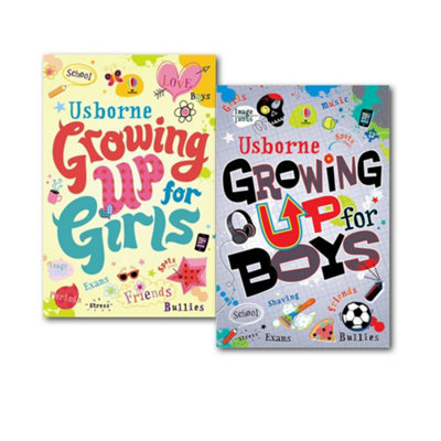 Usborne Girls Growing Up For & Boys 2 Books Collection Set By Felicity Brooks & Alex Frith - Paperback - Ages 9-14 - Honest, Friendly Puberty & Body - Image 5