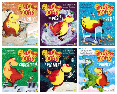 Puffin Girls Gold The Dinosaurs That Pooped Series By Tom Fletcher: 6 Books Collection Set - Ages 5-7 - Paperback - Image 6