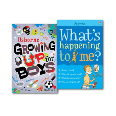  - What's Happening To Me Growing Up For Boys Collection 2 Books Set,(What's Happening To Me: Boy And Growing Up For Boys)