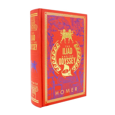 BOOKS4PEOPLE Homer: The Iliad And The Odyssey (Leather-Bound)