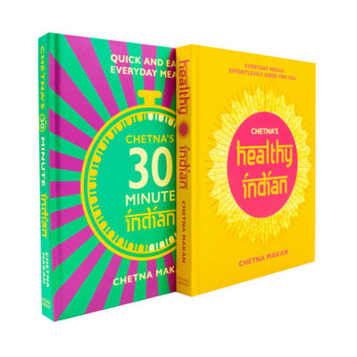 Books4people Chetna Makan Collection Books Set (Chetna's Healthy Indian, Chetna's 30-Minute Indian) Size 2