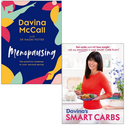 Davina McCall  2 Books Collection Set Menopausing, Davina's Smart Carbs - Image 7