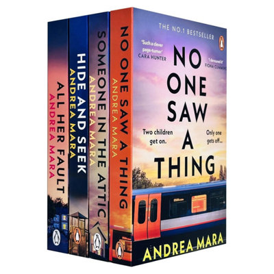 BOOKS4PEOPLE Andrea Mara Collection 4 Books Set (No One Saw A ThingSomeone In The AtticHide And Seek And All Her Fault) from B&Q