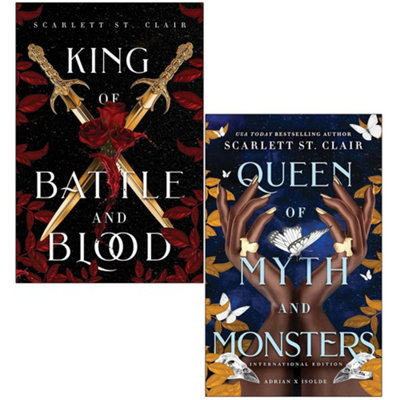 Bloom Books Adrian X Isolde Series Collection 2 Books Set By Scarlett St Clair (King Of Battle And BloodQueen Of Myth And Monsters) from B&Q
