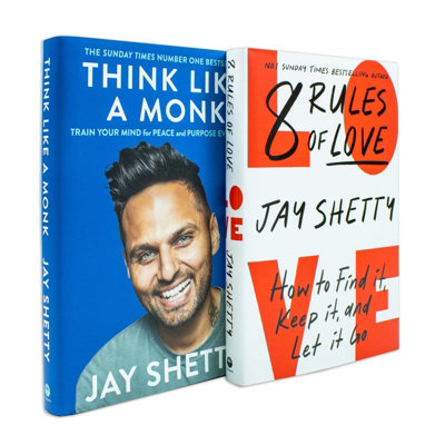 Thorsons Jay Shetty 2 Book Set - 8 Rules Of Love (Hardcover) & Think Like A Monk (Paperback) - Bestselling Self-Help Books On Love & Purpose - Image 7