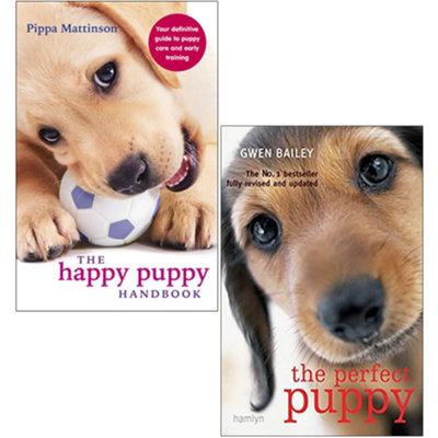 BOOKS4PEOPLE The Happy Puppy Handbook By Pippa Mattinson And The Perfect Puppy By Gwen Bailey 2 Books Collection Set from B&Q