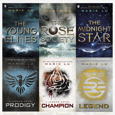Penguin Legend Trilogy And Young Elite Trilogy By Marie Lu 6 Books Set - Legend, Champion, Prodigy, The Young Elites, The Rose Society, Th