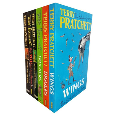 B&Q -  Terry Pratchett Bromeliad Trilogy And Johnny Maxwell Series Collection 6 Books Set