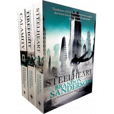 Brandon Sanderson Reckoners Series 3 Books Collection Set Steelheart, Firefight - Image 8