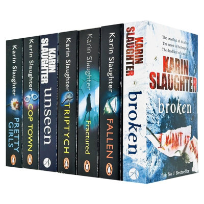 B&Q -  Will Trent Series Karin Collection 7 Books Set (FallenUnseenBrokenFracturedTriptychPretty GirlsCop Town)