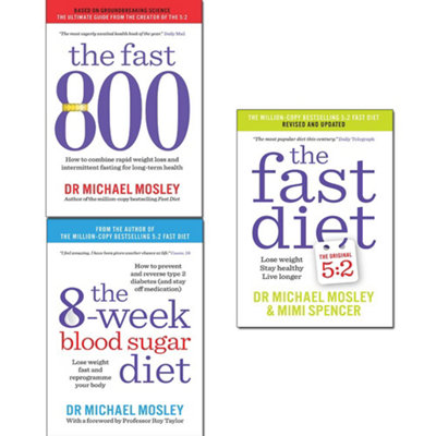 Various Publishers The Fast 800, 8 Week Blood Sugar Diet, Fast Diet 3 Books Collection Set By Michael Mosley - Image 12