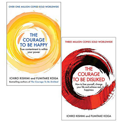 BOOKS4PEOPLE Ichiro Kishimi 2 Books Collection Set (The Courage To Be Happy, The Courage To Be Disliked)