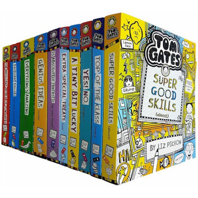 B&Q -  Tom Gates Collection 10 Books Set By Liz Pichon (Books 1-10)