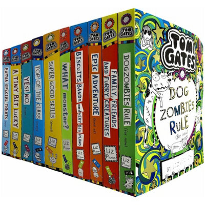 Scholastic Red/Blue Tom Gates Series 2 & 3 By Liz Pichon: 10 Books Collection Set - Age 7-14 - Paperback - Image 4