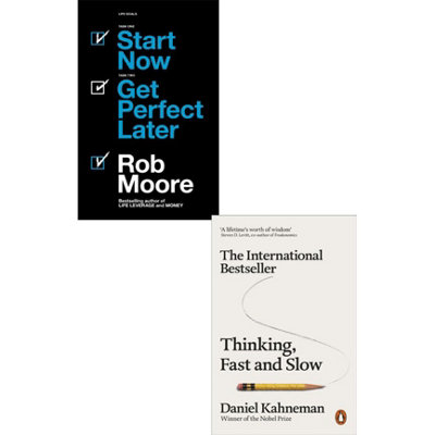 Thinking, Fast and Slow , Start Now Get Perfect Later 2 Books Collection Set PB - Image 3