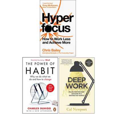 Hyperfocus, Atomic Habits, Deep Work 3 Books Collection Set | Chris Bailey NEW - Image 8